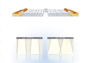 Painel de revestimento em PVC sanitário - Dippanel