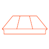 Telha trapezoidal (cobertura e fachada) - Dippanel