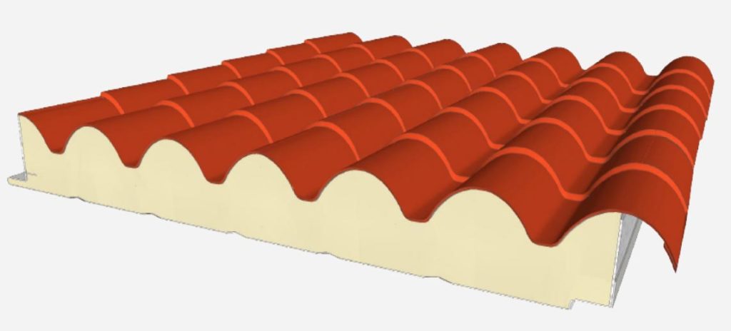 Sandwich panel roof tile - Dippanel