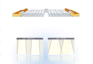 Trapézoïdale pour le toit et la façade - Dippanel