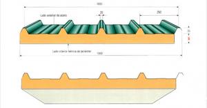 Sandwich panel roof tile - Dippanel