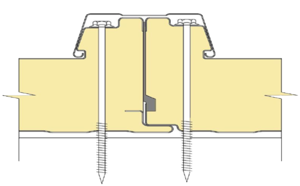 Panel con tapajuntas de 3 grecas - Dippanel