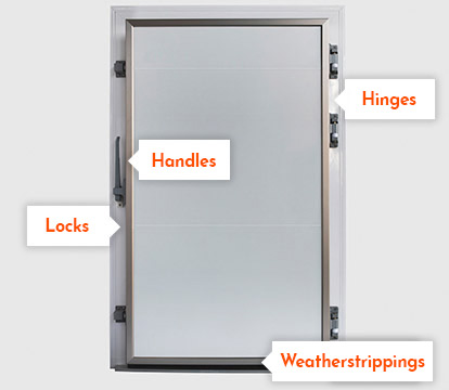 Refrigeration doors accessories - Dippanel