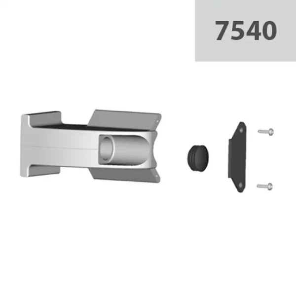 FI0 4973 Guía lado apertura sistema guiado de pared para puertas frigoríficas correderas 7540