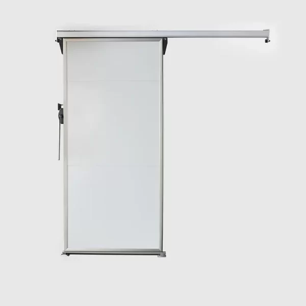 Puerta corredera frigorífica comercial de baja temperatura para cámaras frigoríficas