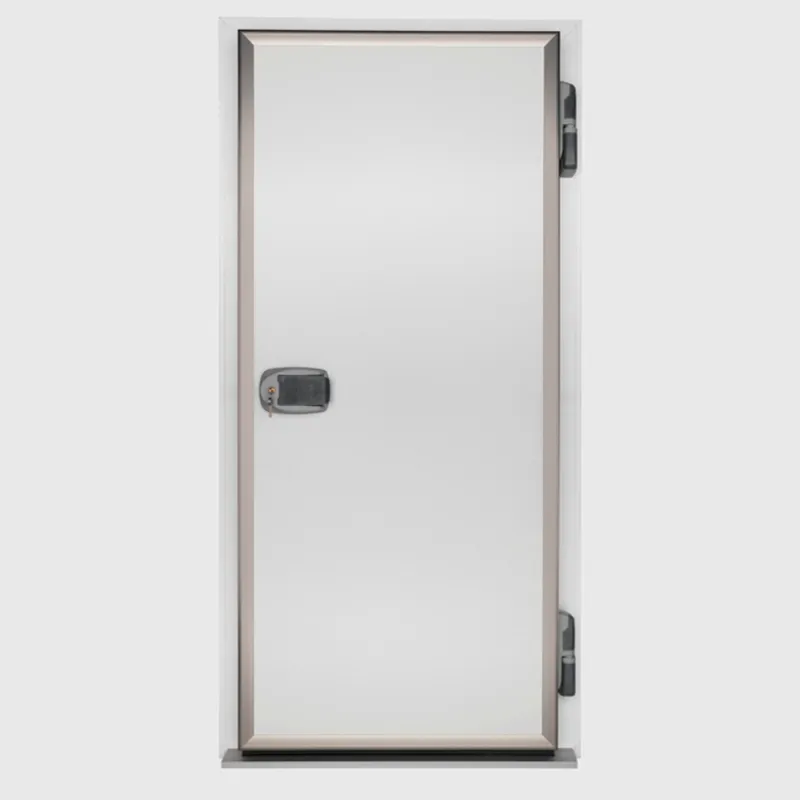 Puerta frigorífica pivotante comercial para cámaras frigoríficas de baja temperatura