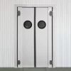 Puerta abatible de dos hojas de vaiven de servicio tipo industrial