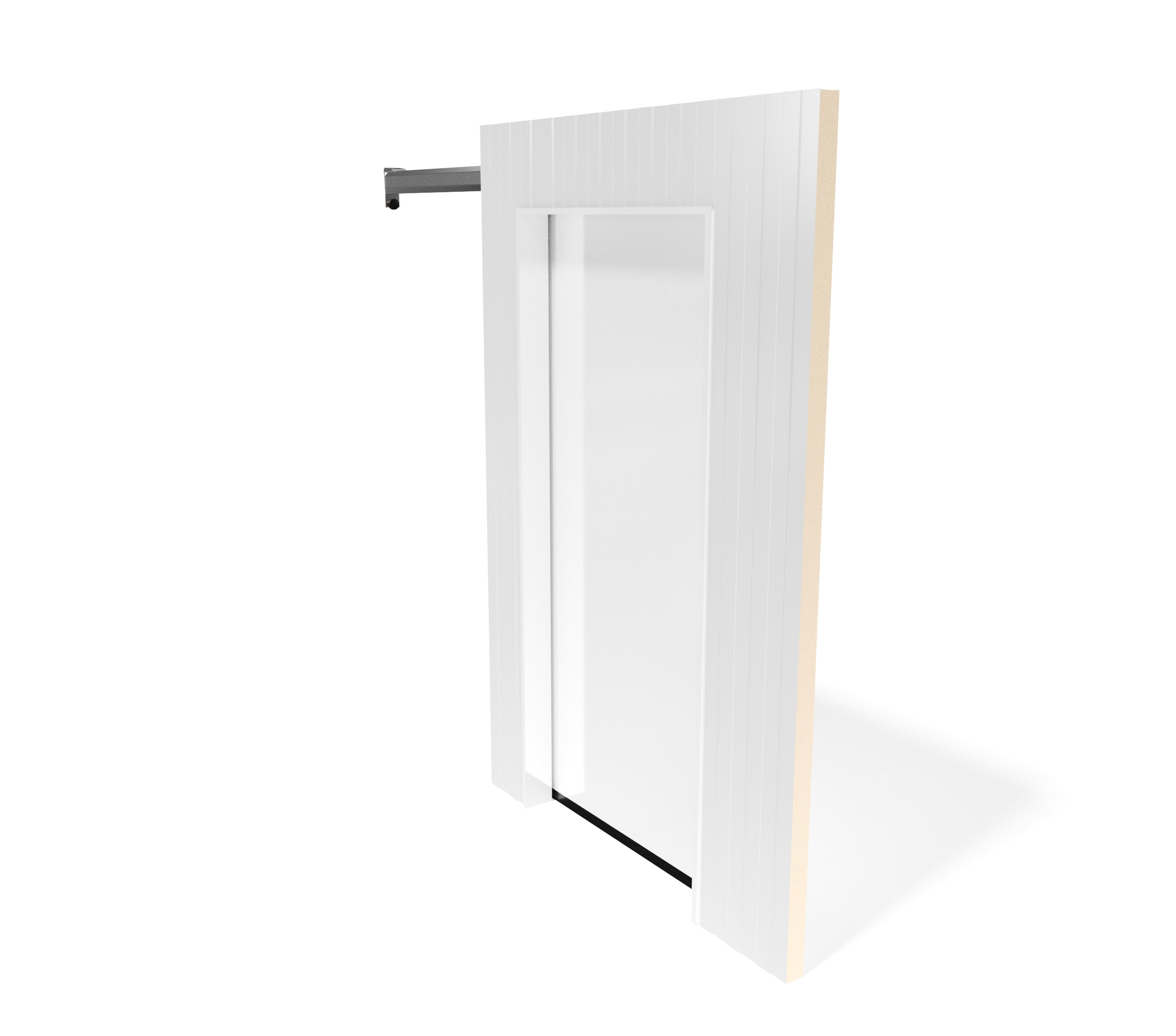 00000019 Porte coulissante de réfrigération commerciale