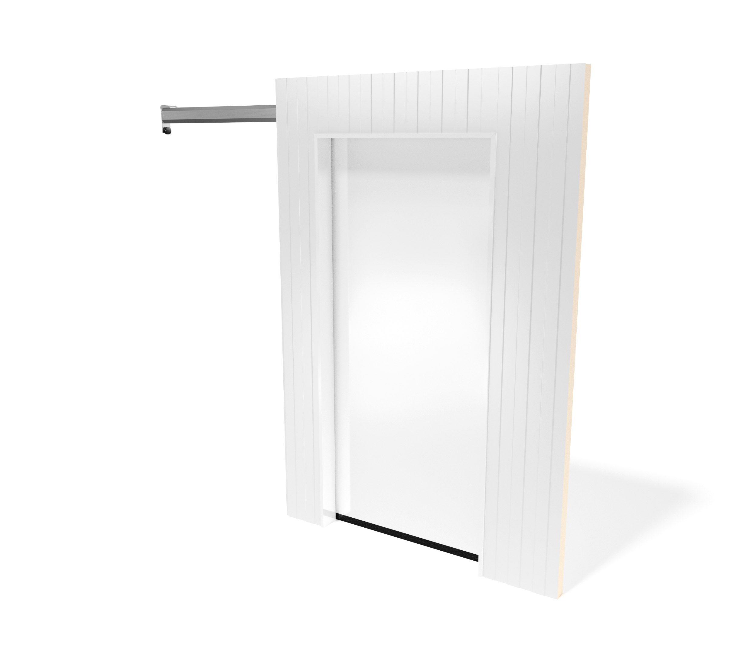 00000021 Porte coulissante de réfrigération commerciale