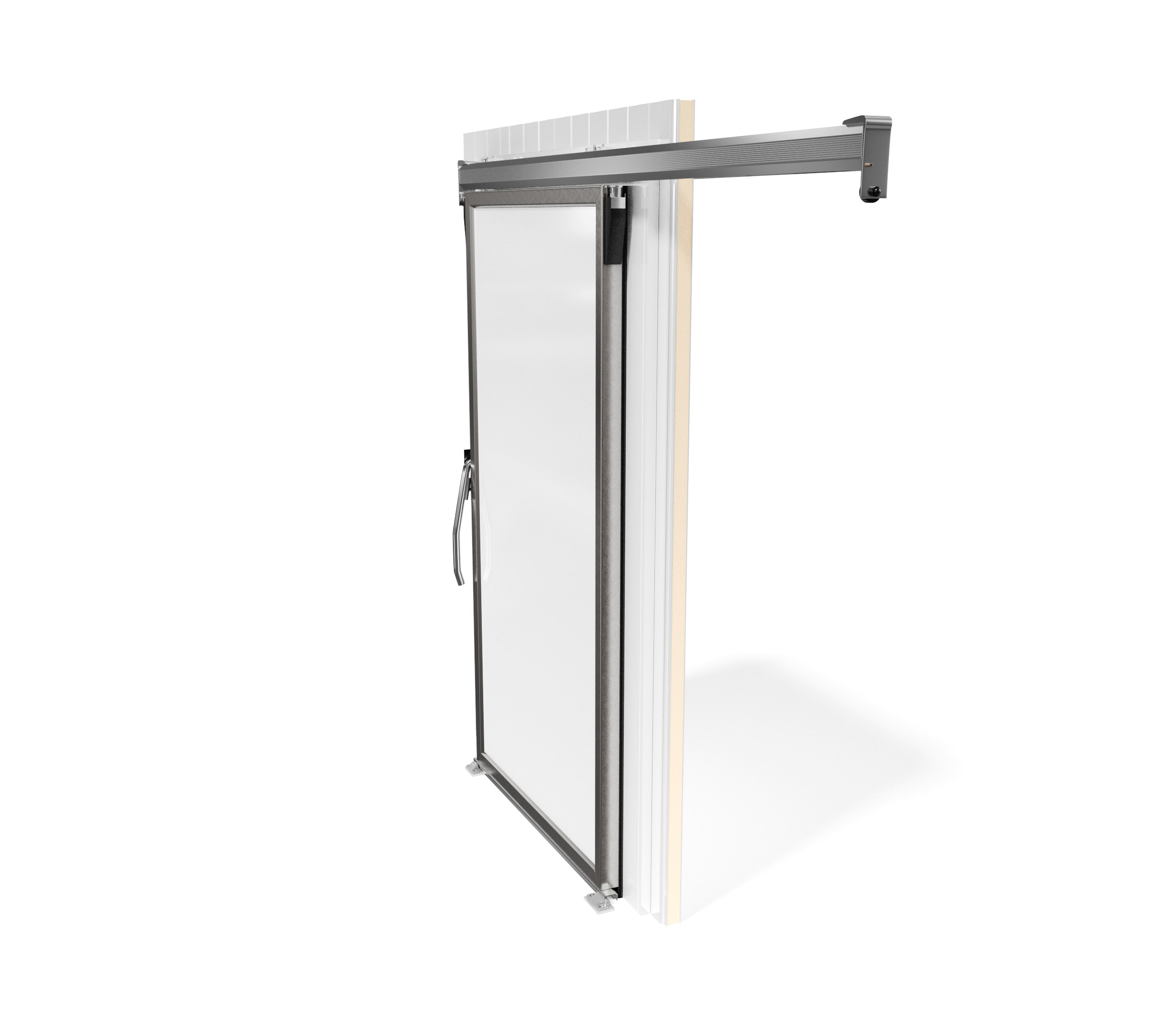 00000035 Porte coulissante de réfrigération commerciale