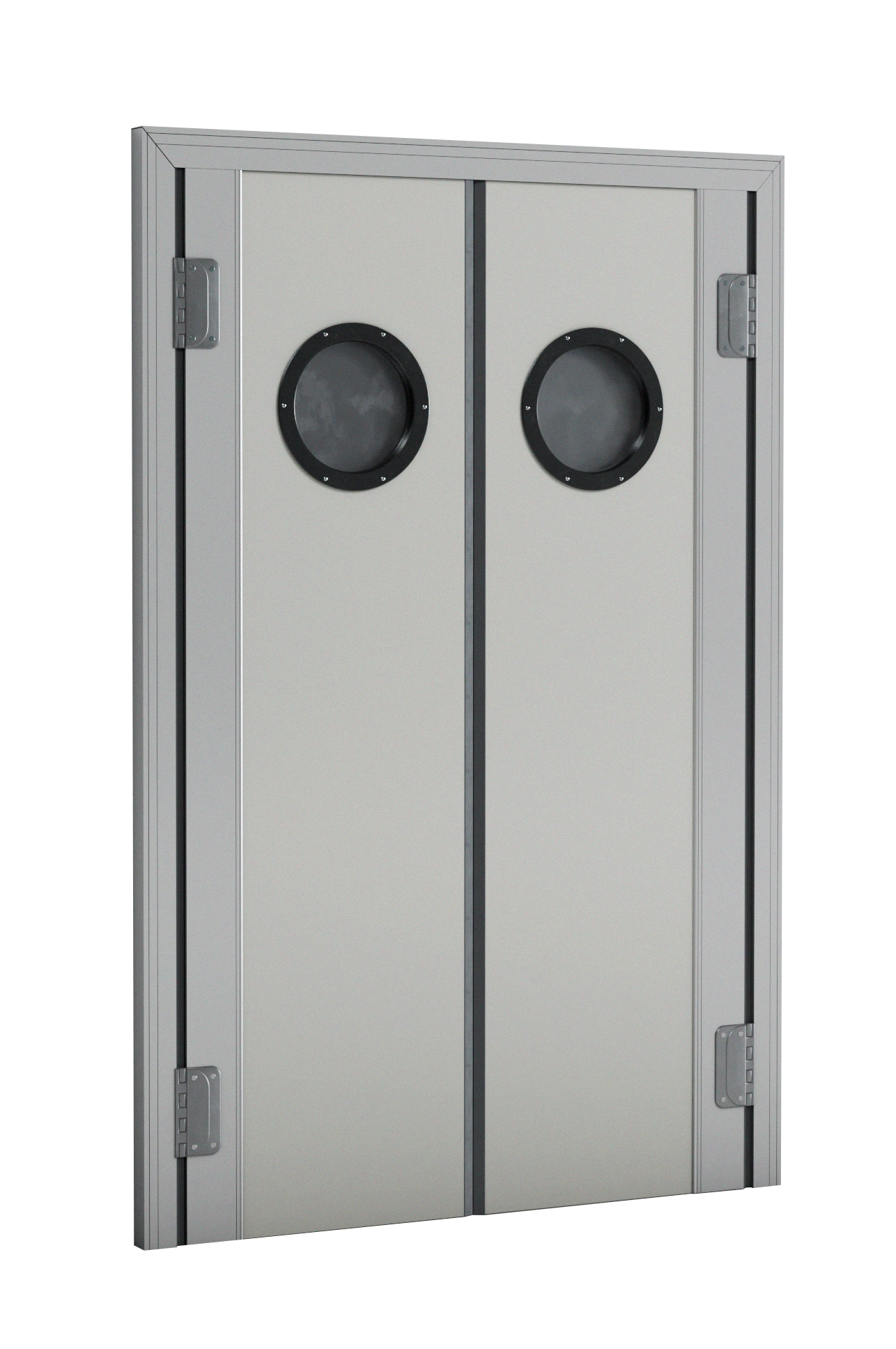 puerta-batiente-polietileno Porte battante en polyéthylène