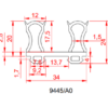 Burlete Perimetral Coextrusión Para Pivotantes - Imagen 4